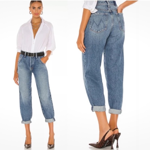 NEW Mother Superior Bounce Hover Dart cuff jeans in Lightning Hit Size 29 - Picture 1 of 17